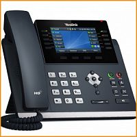 IP-телефон бу Yealink SIP-T46U в комплекте с модулем расширения EXP43 и блоком питания 5VDC