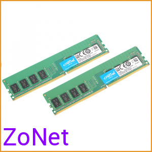 Оперативная память Crucial 2x8GB DDR4 PC4-19200 [CT2K8G4DFS824A]
