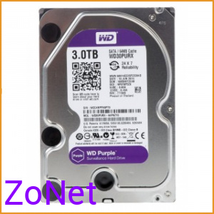 Жесткий диск (HDD) Western Digital Purple 3Tb WD30PURX