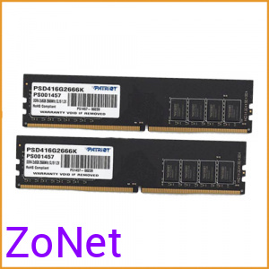 Оперативная память Patriot Signature Line 2x8GB DDR4 PC4-21300 PSD416G2666K