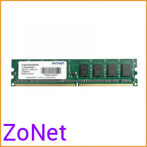 Оперативная память Patriot Signature 2x2GB KIT DDR2 PC2-6400 (PSD24G800K)