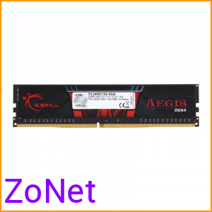 Оперативная память G.Skill Aegis 4GB DDR4 PC4-19200 F4-2400C15S-4GIS