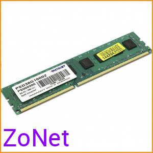 Оперативная память Patriot Signature 8GB DDR3 PC3-12800 (PSD38G16002)