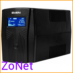 ИБП Sven UPS Pro 650 VA (LCD, 2 x Schuko)