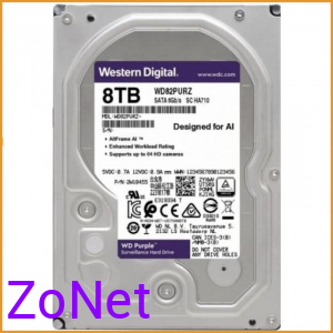 8 ТБ Жесткий диск WD Purple IntelliPower [WD82PURX]