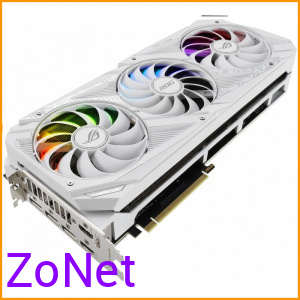 Видеокарта ASUS RTX 3080 10GB GDDR6X 320bit (ROG-STRIX-RTX3080-O10G-WHITE-V2)