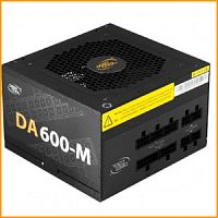Блок питания Deepcool DA600-M 600W (DP-BZ-DA600-MFM) (120mm, APFC, 80+ Bronze) Модульный