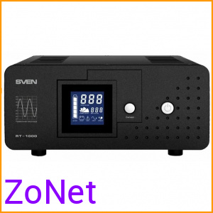 ИБП Sven UPS RT-1000 (2 x Schuko, внешние АКБ)