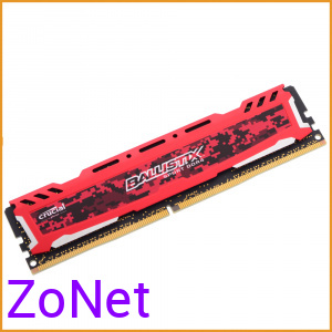 Оперативная память Crucial Ballistix Sport LT Red 4GB DDR4 PC4-19200 [BLS4G4D240FSE]