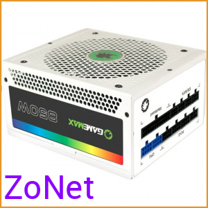 Блок питания ATX 850W GameMax RGB-850 White