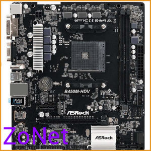 Материнская плата бу ASRock B450M-HDV
