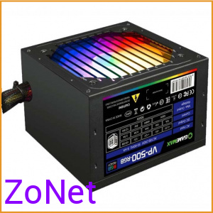 Блок питания ATX 500W GameMax VP-500-RGB 80+ Uq