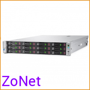 Сервер БУ HP ProLiant DL380 Gen9 12xLFF + 2xSFF / 2 x E5-2640 v3 / 6 x 16GB 2133P / B140i / 500W