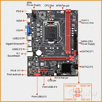 Материнская плата B75 motherboard LGA1155 OEM