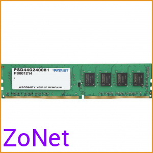 Оперативная память Patriot 4GB DDR4 PC4-19200 [PSD44G240081]