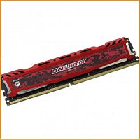 Оперативная память Crucial Ballistix Sport LT Red 16GB DDR4 PC4-21300 [BLS16G4D26BFSE]