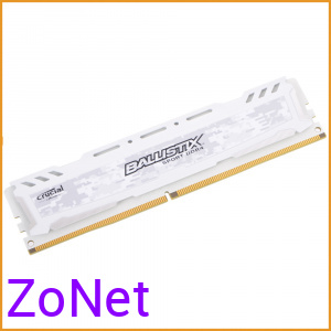 Оперативная память Crucial Ballistix Sport LT White 4GB DDR4 PC4-19200 [BLS4G4D240FSC]