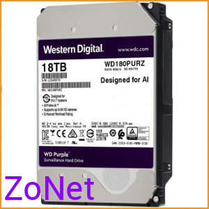 18 ТБ Жесткий диск WD Purple Surveillance [WD180PURZ]