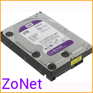 Жесткий диск (HDD) Western Digital Purple 2Tb WD20PURZ
