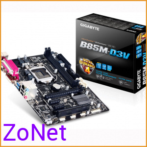Материнская плата бу Gigabyte GA-B85M-D2V
